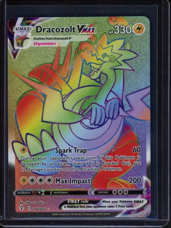 Dracozolt Vmax 210/203 Raw - RookieLegends
