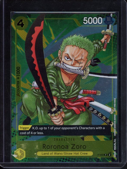 Roronoa Zoro P-042 ( Event Pack Vol.3 ) Raw