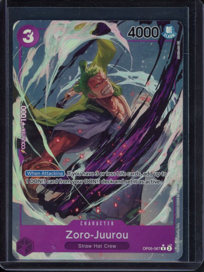 Zoro-Juurou (Alternate Art) OP05-067 Raw