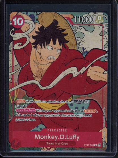 Monkey.D.Luffy (1 St Anniversary) ST10-006 Raw
