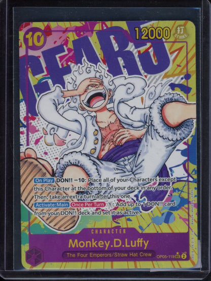 Monkey.D.Luffy (Alternate Art) OP05-119 Raw