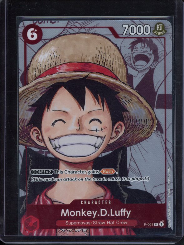 Monkey.D.Luffy (Alternate Art) P-001 Raw