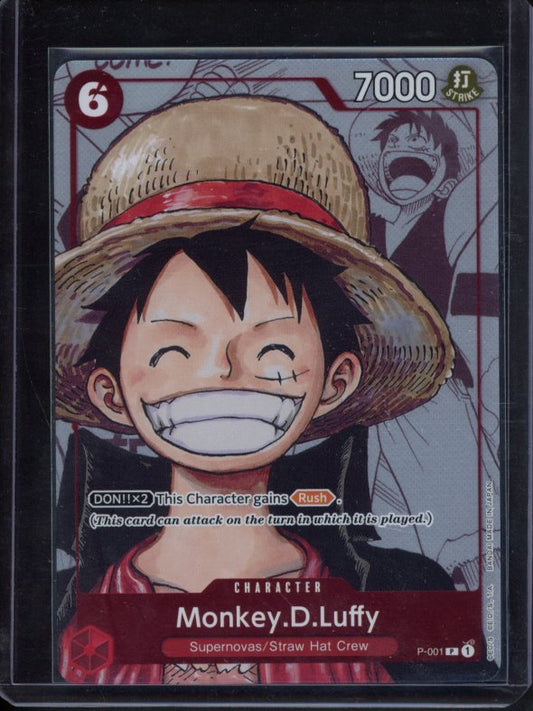 Monkey.D.Luffy (Alternate Art) P-001 Raw