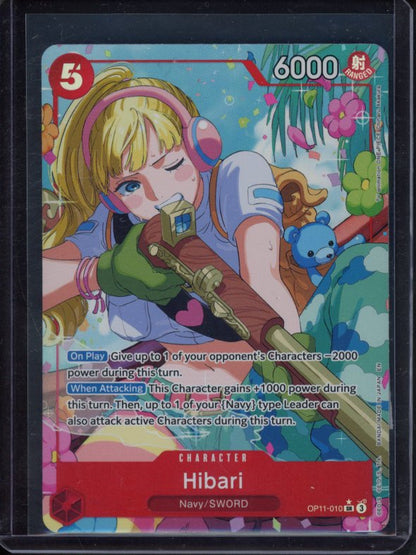 Hibari (Alternate Art) OP11-010 Raw