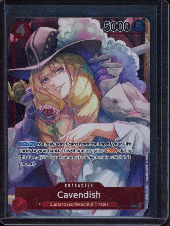 Cavendish (Box Topper) OP01-008 Raw