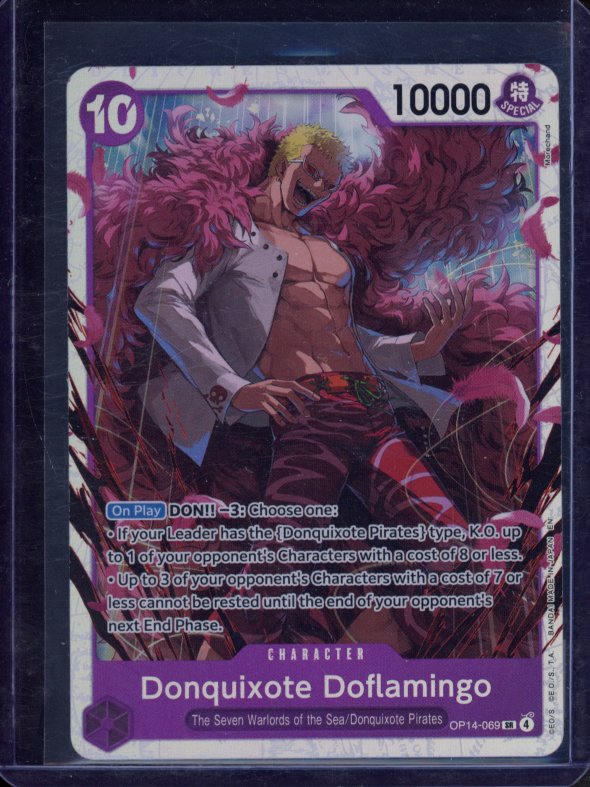 Donquixhote Doflamingo (Foil) OP14-069 Raw