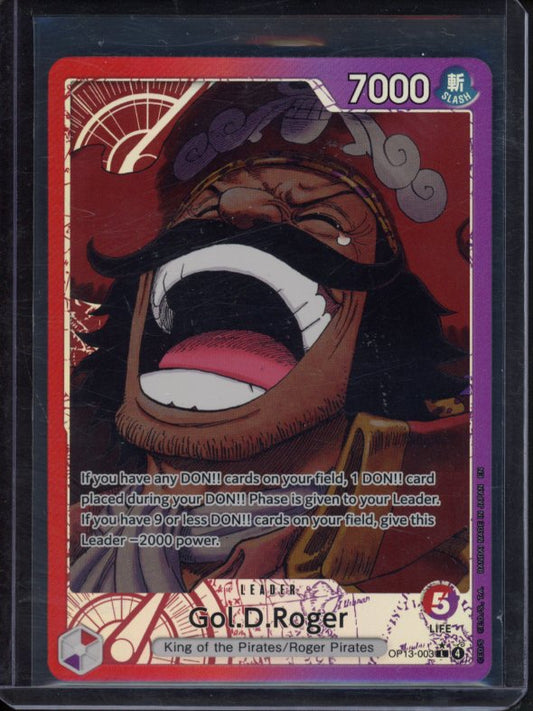 Gol.D.Roger (Alternate Art) OP13-003 Raw