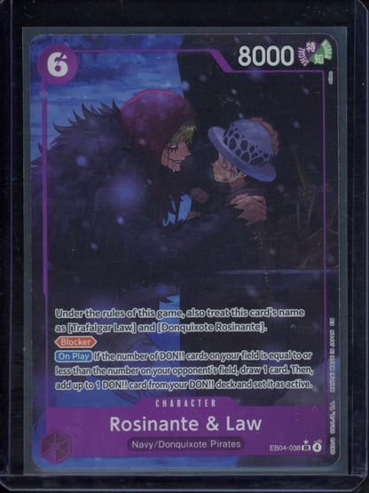 Rosinante & Law (Alternate Art) EB04-038 Raw