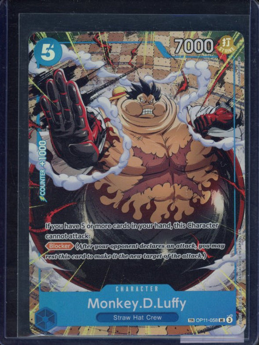 Monkey.D.Luffy (TR) OP11-058 Raw