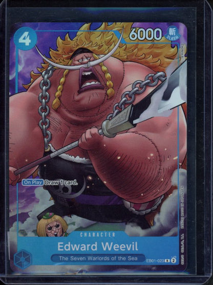 Edward Weevile (Seven Warlors Of The Sea Binder Set) EB01-023 Raw