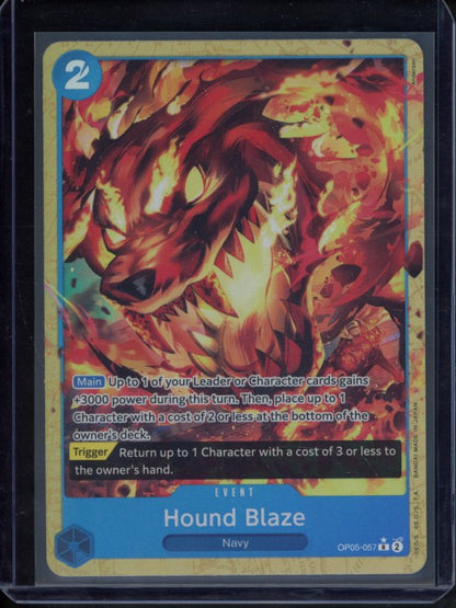 Hound Blaze (Alternate Art) OP05-057 Raw
