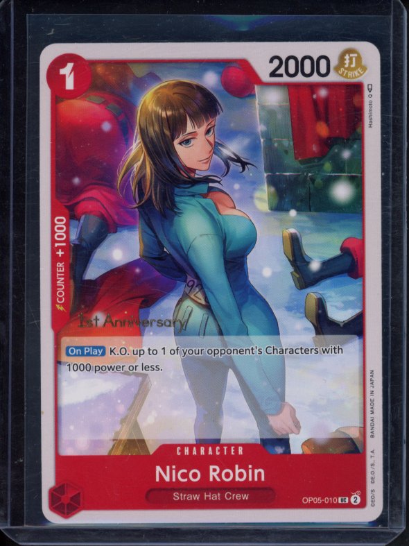 Nico Robin (Awakening Of The New Era : 1 St Anniversary) OP05-010 Raw