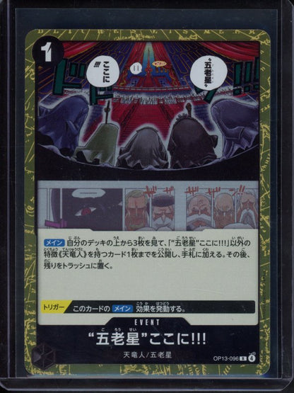 The Five Elders Are At Your Service!!! JPN OP13-096 Raw