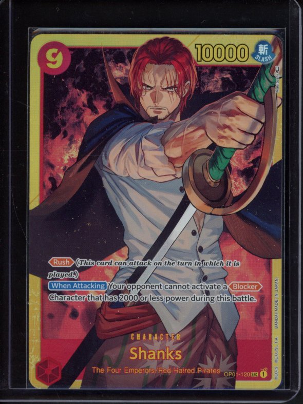 Shanks (Foil) OP01-120 Raw