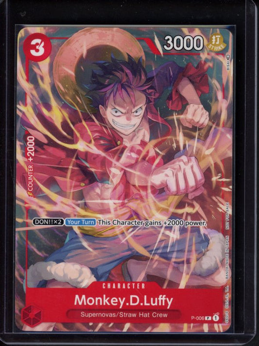 Monkey.D.Luffy (Retail Promo) P-006 Raw