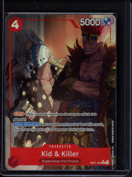 Kid & Killer (Alternate Art) EB01-003 Raw