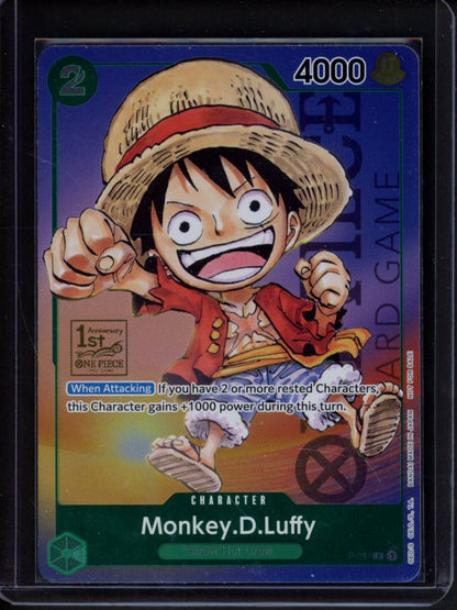 Monkey.D.Luffy (1St Anniversary Tournament) P-037 Raw