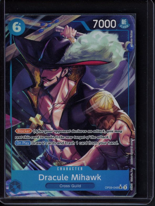 Dracule Mihawk (Parallel) OP09-048 Raw
