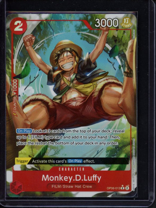 Monkey.D.Luffy (Alternate Art) OP06-013 Raw