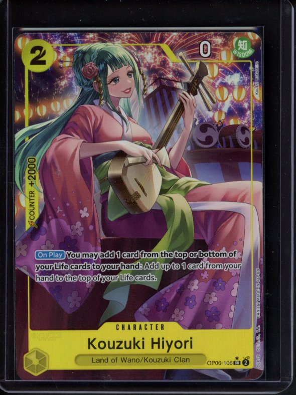 Kouzuki Hiyori (Alternate Art) OP06-106 Raw