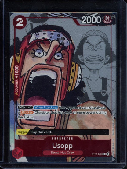 Usopp (Alternate Art) ST01-002 Raw