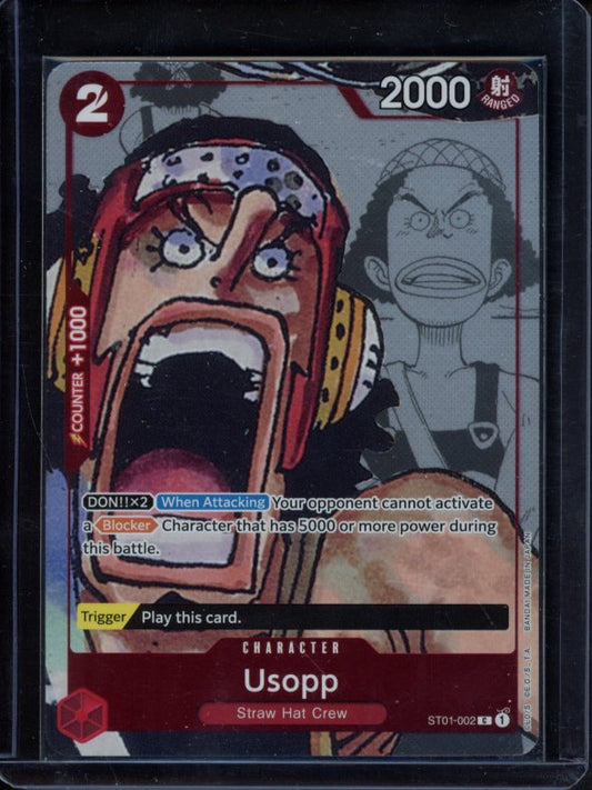 Usopp (Alternate Art) ST01-002 Raw