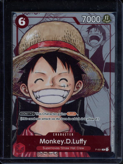 Monkey.D.Luffy (Alternate Art) P-001 Raw