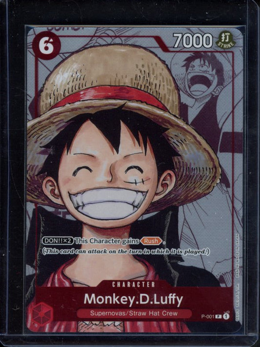 Monkey.D.Luffy (Alternate Art) P-001 Raw