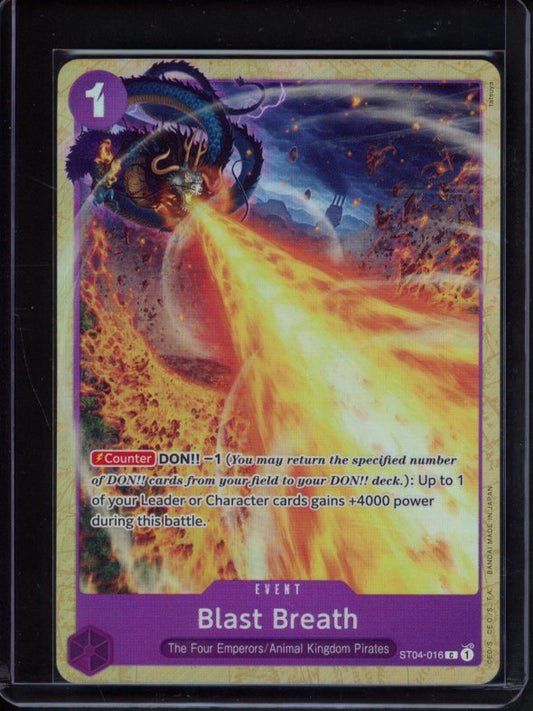 Blast Breath (Premium Card Collection Best Selection Vol.1) ST04-016 Raw