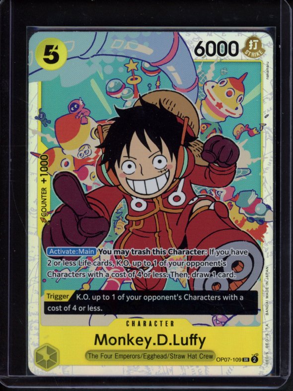 Monkey.D.Luffy (Foil) OP07-109 Raw