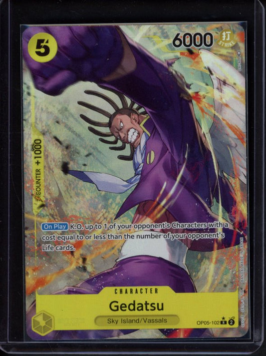 Gedatsu (Alternate Art) OP05-102 Raw