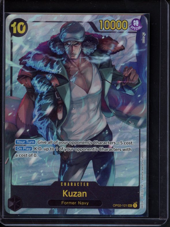 Kuzan (Alternate Art) OP02-121 Raw