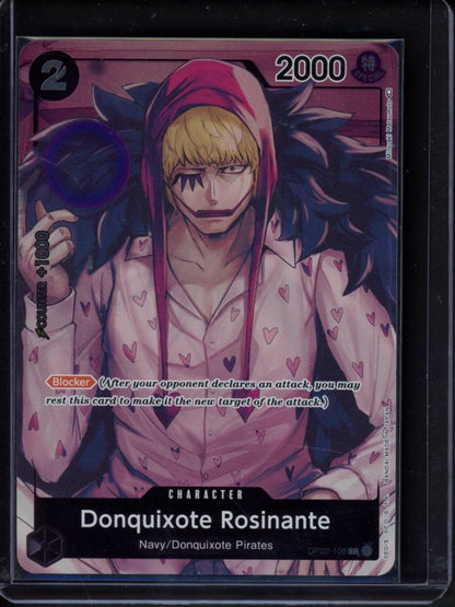 Donquixote Rosinante (Box Topper) OP02-108 Raw