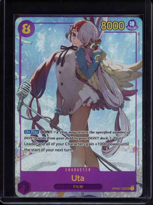 Uta (Alternate Art) OP02-120 Raw