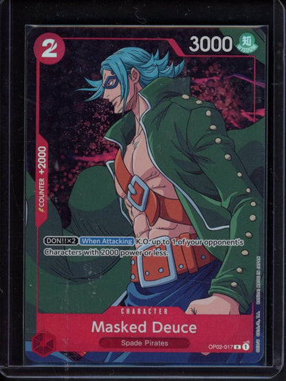 Masked Deuce (Alternate Art) OP02-017 Raw