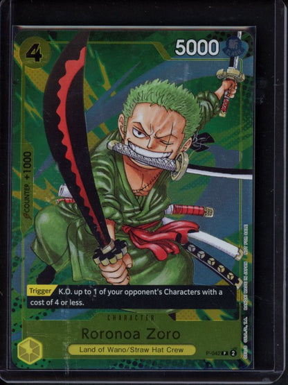 Roronoa Zoro (Event Pack Vol.3) P-042 Raw