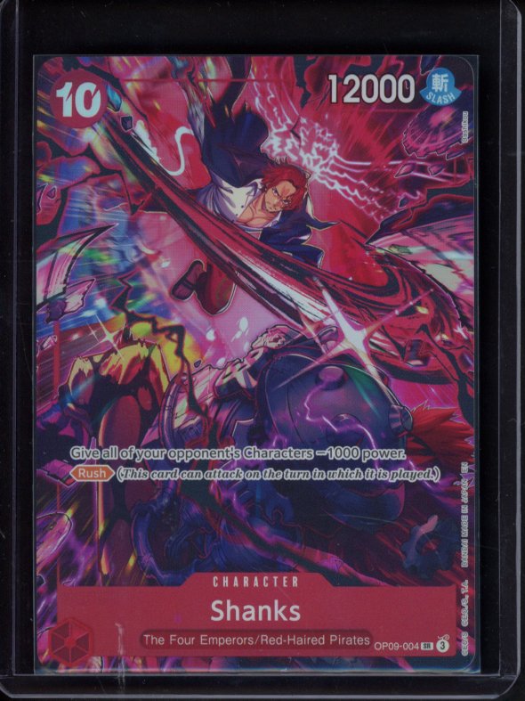 Shanks (English Version 2nd Anniversary Set) OP09-004 Raw