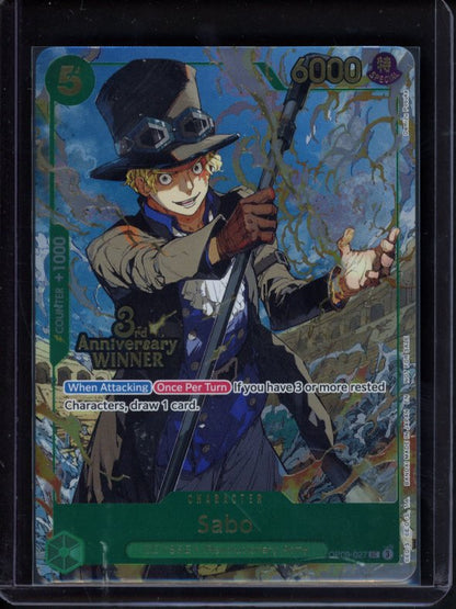 Sabo (3rd Anniversary Winner) OP09-027 Raw