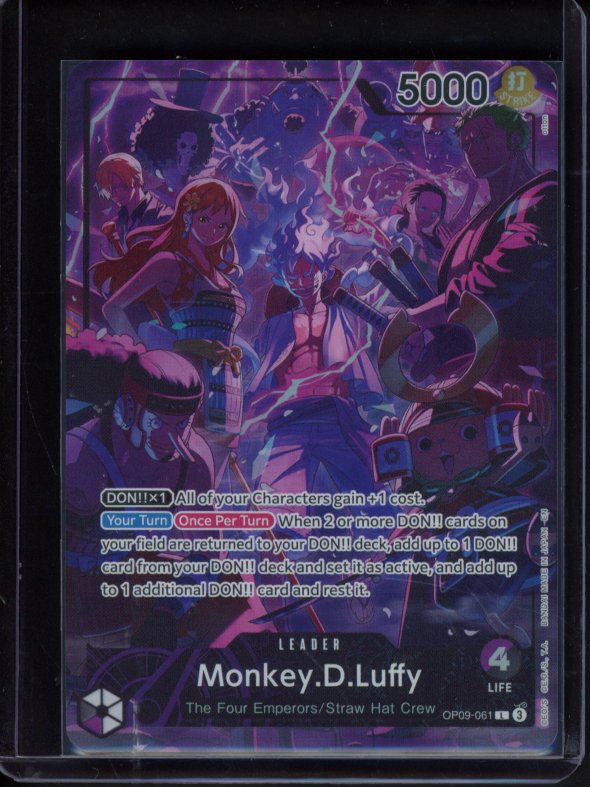 Monkey.D.Luffy (English Version 2nd Anniversary Set) OP09-061 Raw