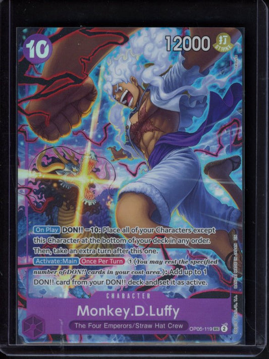 Monkey.D.Luffy (English Veresion 2nd Anniversary Set) OP05-119 Raw