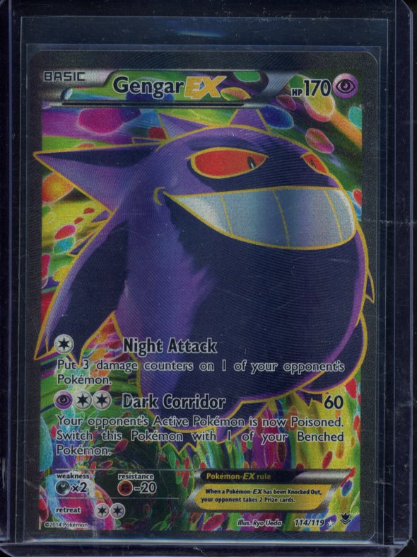 Gengar Ex 114/119 Raw - RookieLegends