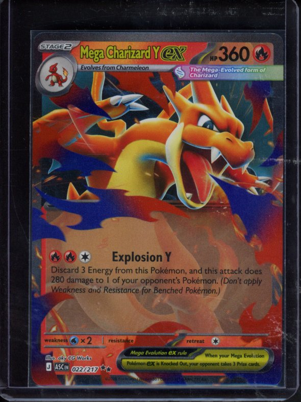 Mega Charizard Y ex 022/217 Raw