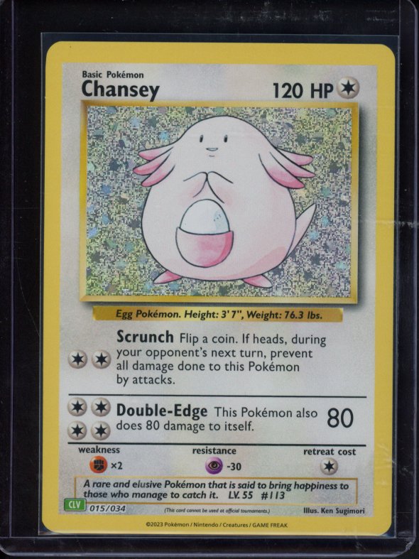 Chansey 015/034 Raw - RookieLegends