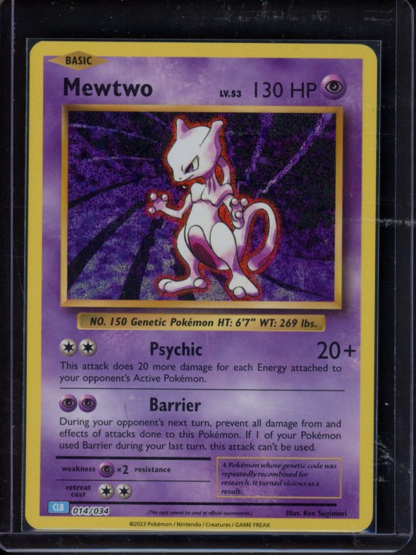 Mewtwo 014/034 Raw