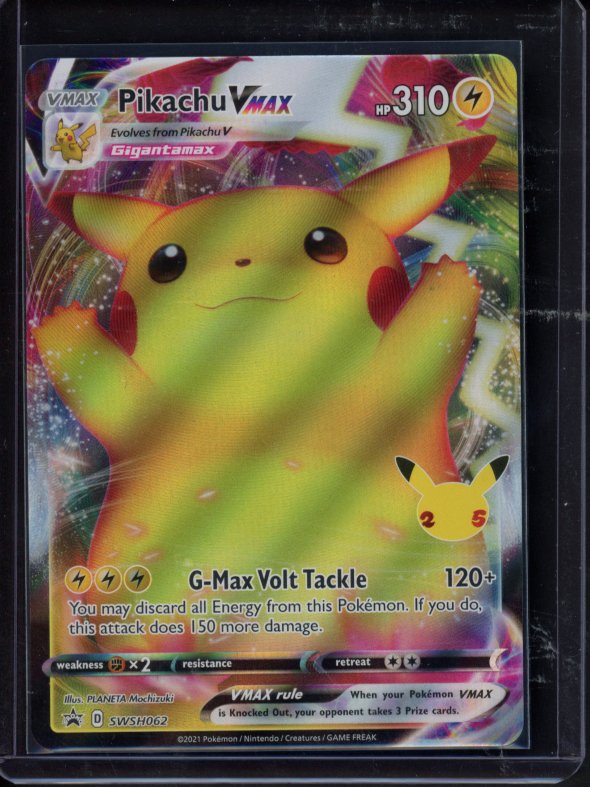 Pikachu Vmax SWSH062 Raw