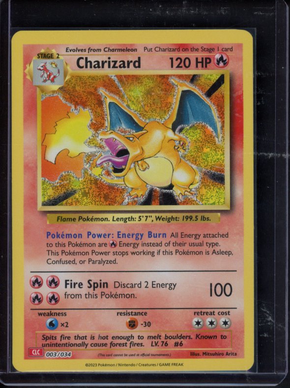 Charizard 003/034 Raw
