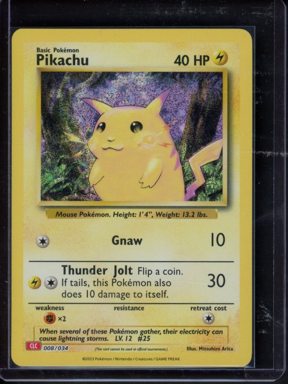 Pikachu 008/034 Raw
