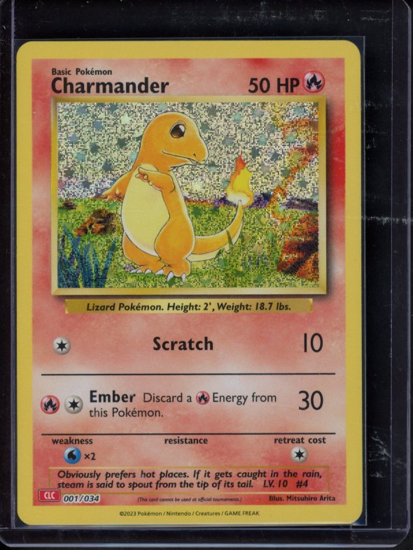 Charmander 001/034 Raw