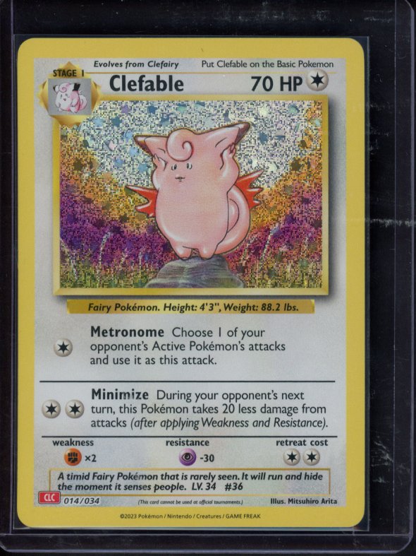 Clefable 014/034 Raw