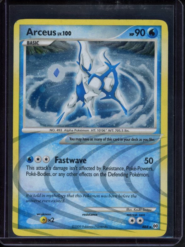 Arceus Lv.100 AR4 Raw - RookieLegends